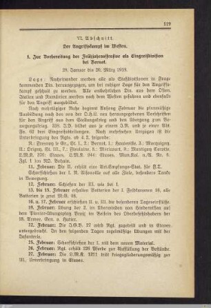 VI. Der Angriffskampf im Westen 1918