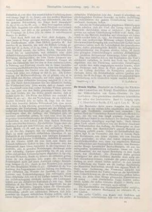 626-628 [Rezension] Geffcken, Joh. (Hrsg.), Die griechischen christlichen Schriftsteller der ersten drei Jahrhunderte. 8. Bd. Die Oracula Sibyllina