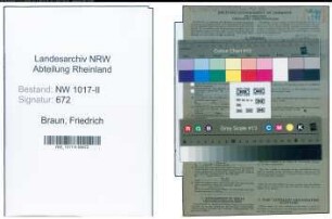 Entnazifizierung Friedrich Braun , geb. 18.03.1886 (Pianist)
