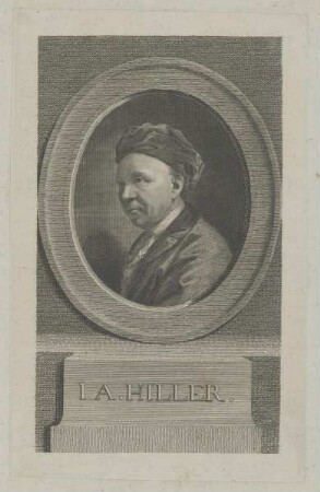 Bildnis des I. A. Hiller