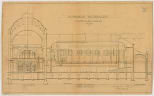 Thiersch, Friedrich von; Wiesbaden; Kurhaus - Schnitt