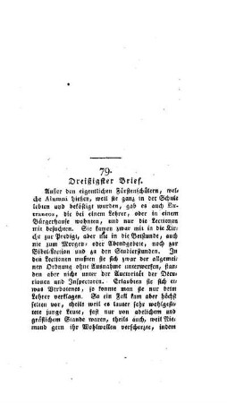 Dreißigster Brief : [79. Abhandlung]
