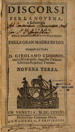 Cento Discorsi per le cinque novene