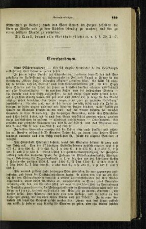 Correspondenzen