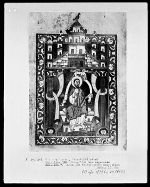 Evangeliar — Lukas als schreibender Evangelist, Folio 163verso