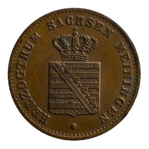 Münze, Pfennig, 1867