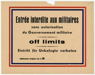 "Eintritt für Unbefugte verboten"