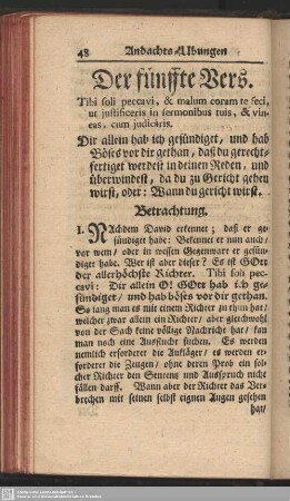 Der fünffte Vers