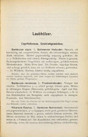 Laub- und Nadelhölzer um Aschaffenburg : Bestimmungstafeln nebst kurzer Beschreibung