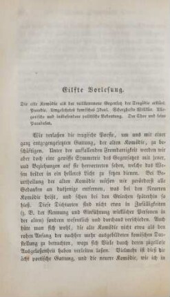 Eilfte Vorlesung