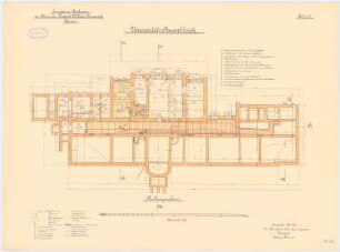 Rheinische Friedrich-Wilhelms-Universität Bonn Augenklinik: Grundriss Kellergeschoss 1:100