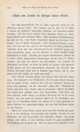 402-418 Achim von Arnim im Spiegel seiner Briefe