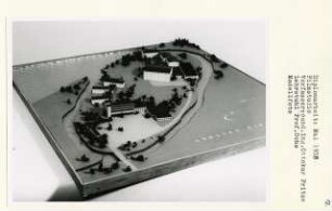 Filmstudio, Berlin-Spandau (Diplomarbeit bei Karl Wilhelm Ochs): Modellfoto 1:500