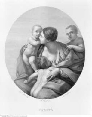 L'Imperiale e Reale Galleria Pitti / illustrata per cura di Luigi Bardi, Firenze : Tipografia Galileiana, 1837-1842, Band 2., Charitas; (Taf. 81)