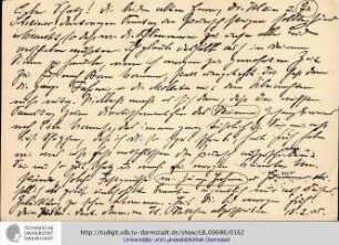 Postkarte vom 18.02.1905