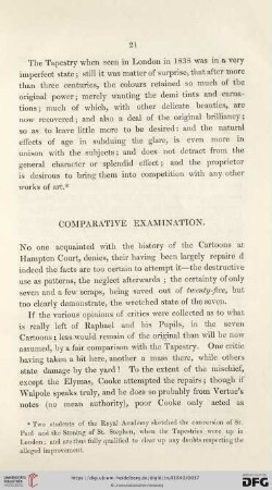 Comparative examination