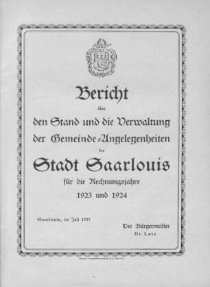 0001: 1923 und 1924