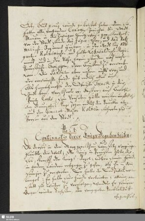 No: 4. Continuatio derer Kriegs-Begebenheiten.