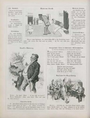 "Moderne Kunst"; "Dunkle Ahnung"; "Rationelle Erziehung"