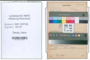 Entnazifizierung Hans Georg , geb. 06.07.1898 (Buchhalter)