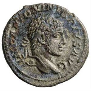 Münze, Denar, 221 n. Chr.