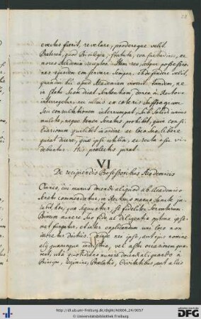 [fol. 28] De recipiendis professoribus academicis