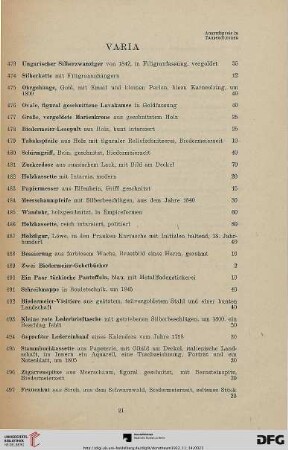 Varia (Nr. 473-512)