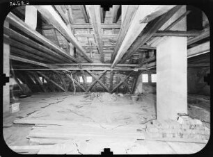 Ranis. Burg (Erwähnung 1199, 13./14. Jh.). Dachboden