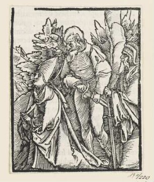 Enthauptung des Heiligen Matthäus, aus: Johann Eck, "Quintae partis Iohan Eckii in Lutherum et alios", Augsburg 1534, S. 188 recto