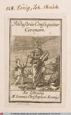 Exlibris des Johann Christoph König