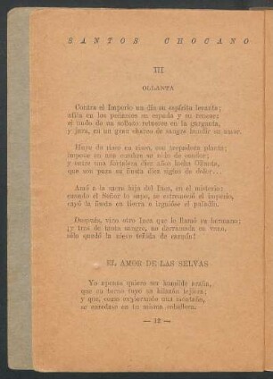 El amor de las selvas