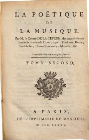 La Poëtique De La Musique, 2