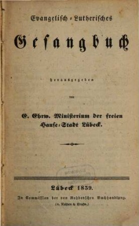 Evangelisch-Lutherisches Gesangbuch