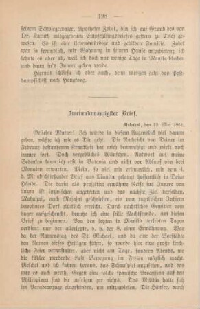 Zweiundzwanzigster Brief
