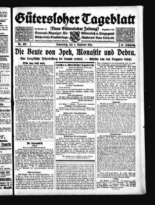 Gütersloher Tageblatt. 1911-1921