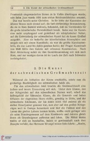 Die Kunst der schwedischen Großmachtszeit