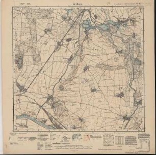 Section Zeithain aus: Topographische Karte (Meßtischblätter) Sachsen