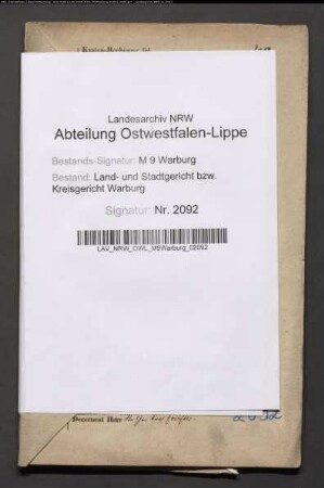Erblasser: Hartmann, Florentine, geb. Flore: