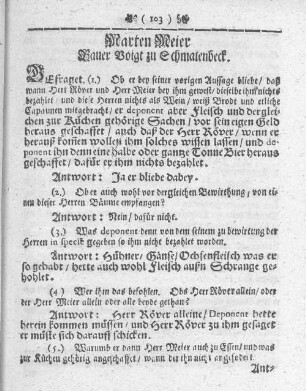 Marten Meier. Bauer Voigt zu Schmalenbeck.