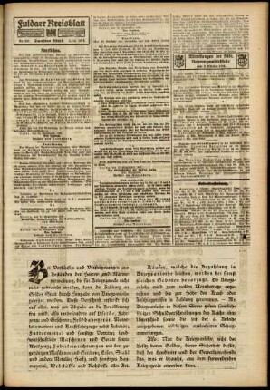 Zweite Ausgabe vom Samstag, den 05. Oktober 1918.