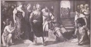 Die Ehebrecherin vor Christus