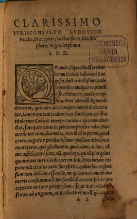 Egvinarii Baronis Ivrecons. Ad Digesta Sev Pandectas, Manvalium libri septem : Partim nunc primùm in lucem editi, partim ab auctore recogniti et emendati. Adiecimvs Praeterea In Stvdiosorum gratiam, Christ. Hegendorph. compendiarias & accuratas titulorum Codicis D. Iustiniani exegeses ...