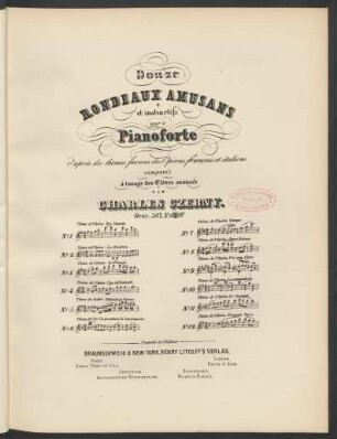 No. 2: Thème de l'opéra: La Stranièra, de Bellini : Op. 583