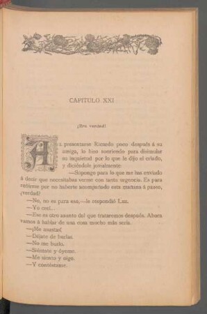 Capítulo XXI - ¡Era verdad!