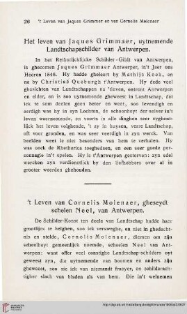 ‘t Leven van Cornelis Molenaer, gheseydt schelen Neel, van Antwerpen