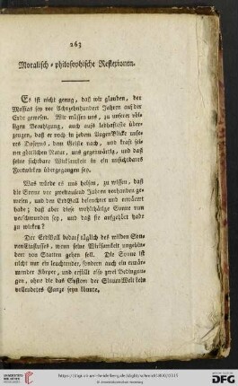 Moralisch-politische Reflexionen