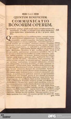 Communicatio Bonorum Operum