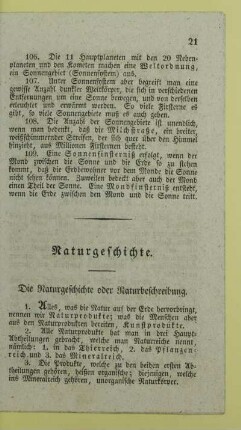 Naturgeschichte