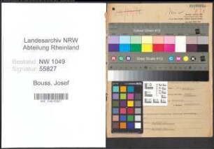 Entnazifizierung Josef Bouss , geb. 20.04.1911 (Amtssekretär)