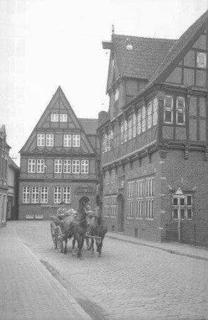 Wilster: alte Fachwerkhäuser